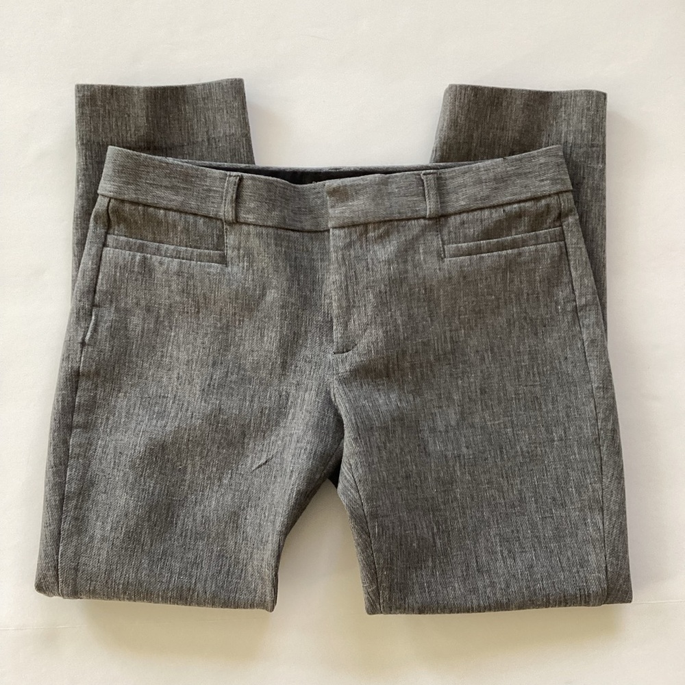 Banana Republic Sloan Low Rise Gray Trousers Womens 4S